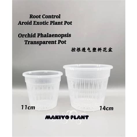 Plastic Pot Pcs Pcs Root Control Breathing Transparent Aroid Pot