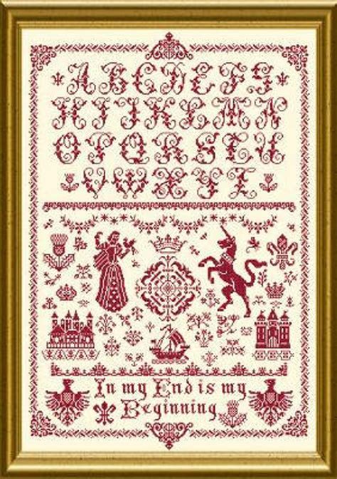 Mary Queen of Scots Papillon Creations Cross Stitch Pattern - Etsy