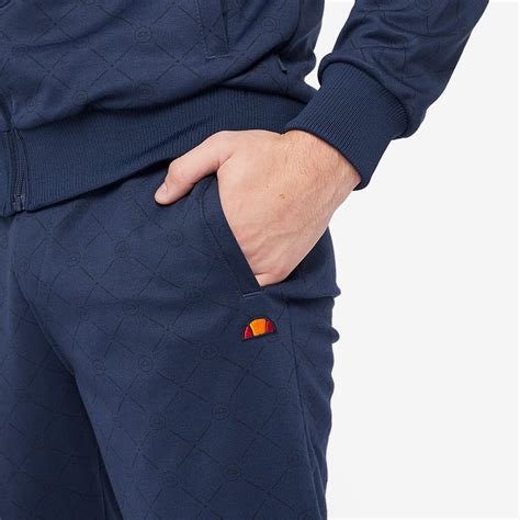 Ellesse Brava Track Pants Navy Bottoms Mens Clothing