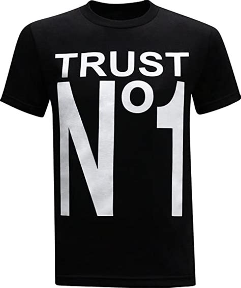 Trust No 1 Mens T Shirt Large Black Clothing