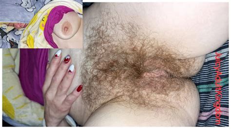 Wife S Hairy Stretched Pussy I Record Her Masturbating Before Falling Asleep XHamster