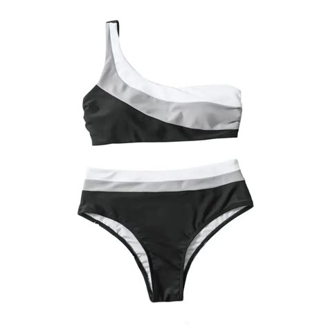 Kad Nlar Bikini Seti Adet Tak M Seksi Y Ksek Bel H Zl Kuru Iki