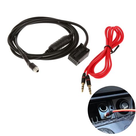 Adaptateur Auxiliaire De Voiture Pour C Ble Audio Entr E Aux Femelle