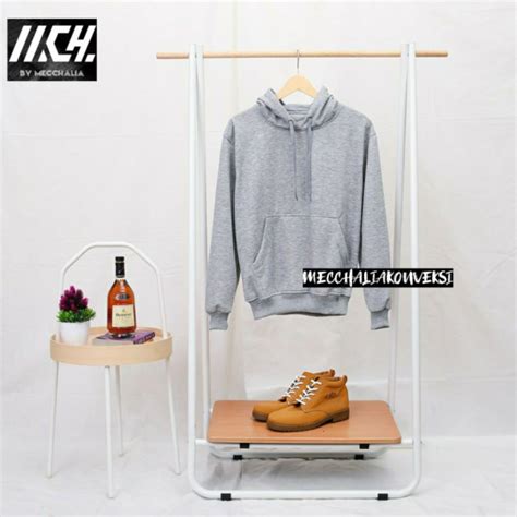 Jual Hoodie Jumper Light Grey Shopee Indonesia