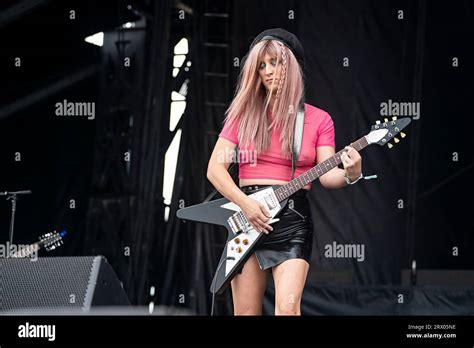 Maxine Steen Of Mannequin Pussy Performs During Louder Than Life Music Festival On Thursday
