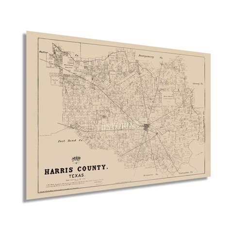 map of harris county tx 3
