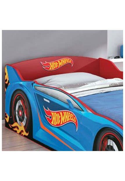 Cama Hot Wheels Plus Azul E Vermelho Pura Magia Compre Agora Dafiti Brasil