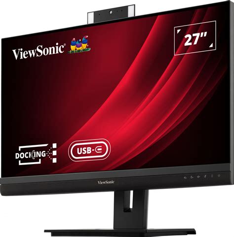 ViewSonic VG2756V-2K 27” QHD монитор с веб-камерой, LED подсветкой и ...