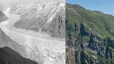 Schweizer Gletscher Volumen Zwischen 1931 Und 2016 Halbiert