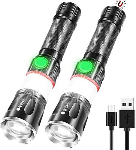 Hoxida Rechargeable Flashlight Magnetic Led Tactical Flashlight