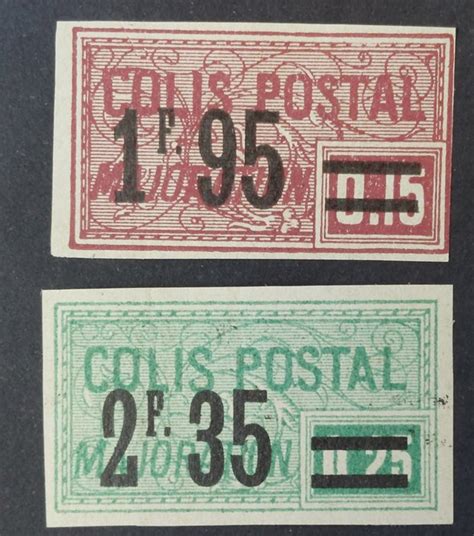 France 1926 Parcel Post Set Of 2 Stamps Imperforate Catawiki