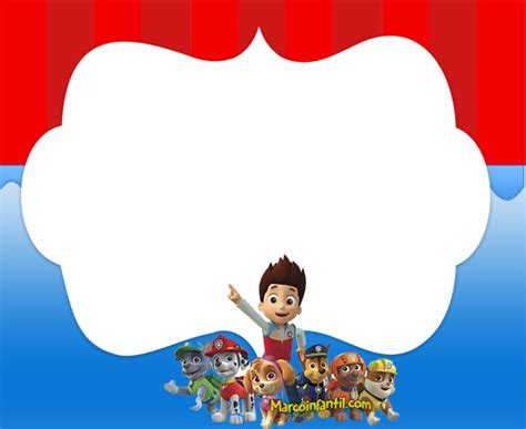 Marcos De Paw Patrol Marcos Infantiles