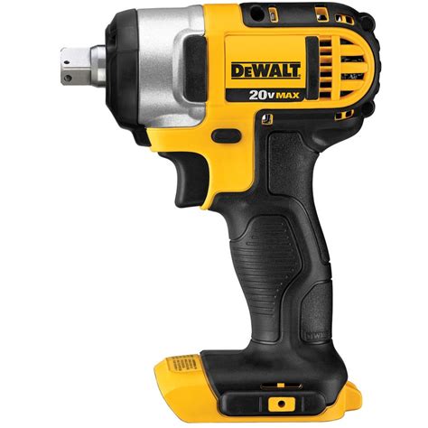 DEWALT 20 Volt Max 1 2 In Drive Cordless Impact Wrench Bare Tool Only