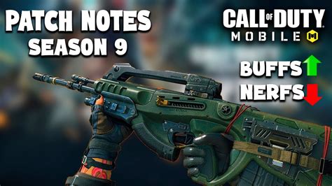 Patch Notes Season Call Of Duty Mobile Buffs Nerfs Novas Armas