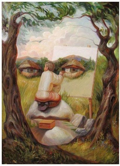 あなたには何が見える!? 目の錯覚を駆使した絵画がスゴイ | シュルレアリスムアート, 素晴らしいアート, だまし絵