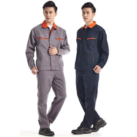 Men Work Clothing Sets Welder Uniforms Wear Resistant Welding Clothes