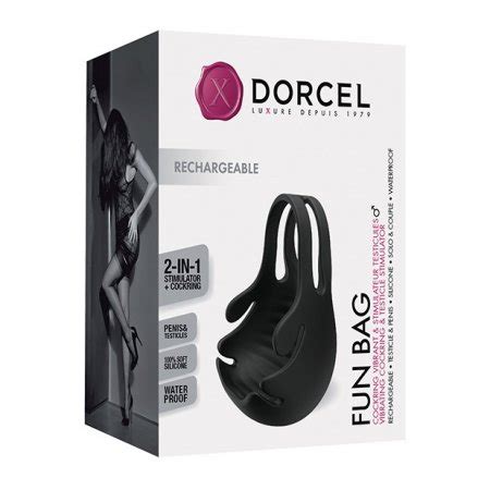 Dorcel Fun Bag Testicle Vibrator Black Sex Toy HotMovies