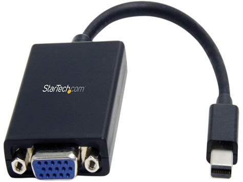 StarTech.com MDP2VGA Mini DisplayPort to VGA Adapter - Black - 1080p ...