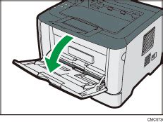 Loading Paper In The Bypass Tray