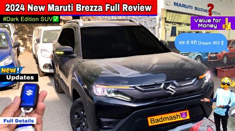 Maruti Suzuki Brezza Facelift Dark Edition New Updates Review