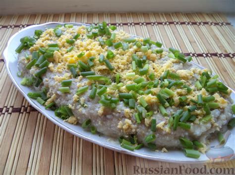 Рецепт: Гехакте геринг (форшмак) на RussianFood.com
