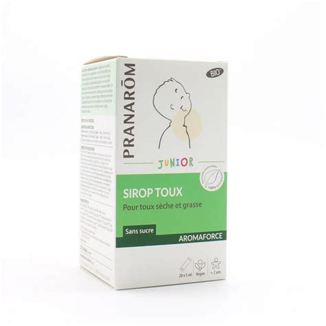 Pranarom Aromaforce Junior Sirop Toux S Che Et Grasse X Ml Univers