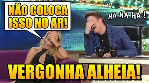 As Maiores Gafes Da Tv Ao Vivo Vergonha Alheia Youtube