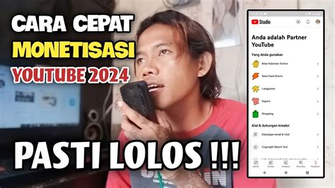 Cara Cepat Monetisasi YouTube 2024 Cepat Mendapat Jam Tayang Dan