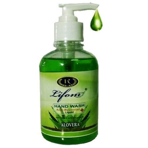 Green Pure And Natural Herbal Aloe Vera Anti Bacterial Liquid Hand Wash