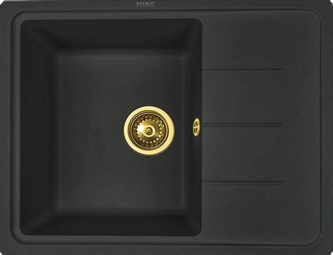 Мойка кухонная Zorg Granit GR 615 BLACK BRONZE бронза матовая ...