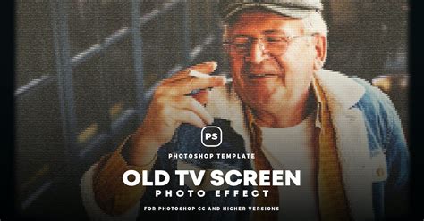 Old TV Screen Effect, Layer Styles Including: old & screen - Envato ...