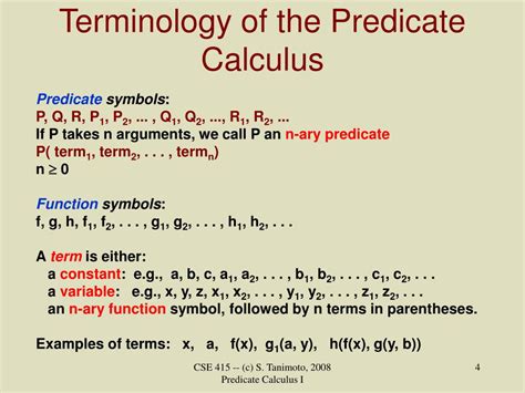 predicate calculus  motivation basics encoding powerpoint