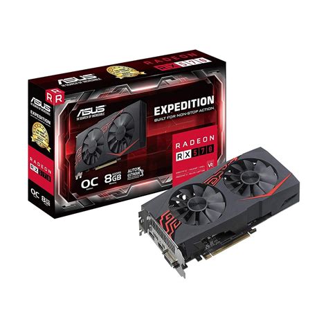 Asus Expedition Radeon RX 570 OC 8GB GDDR5 Graphics Card - Aristo Computers