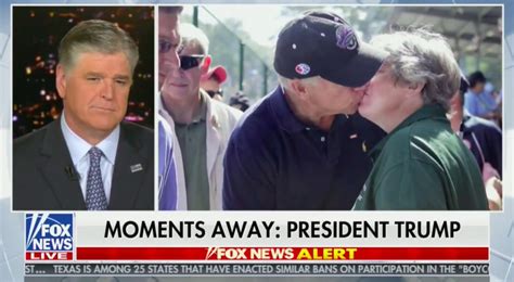 Hannity Blasts Joe Bidens Inappropriate Touching Moments Before