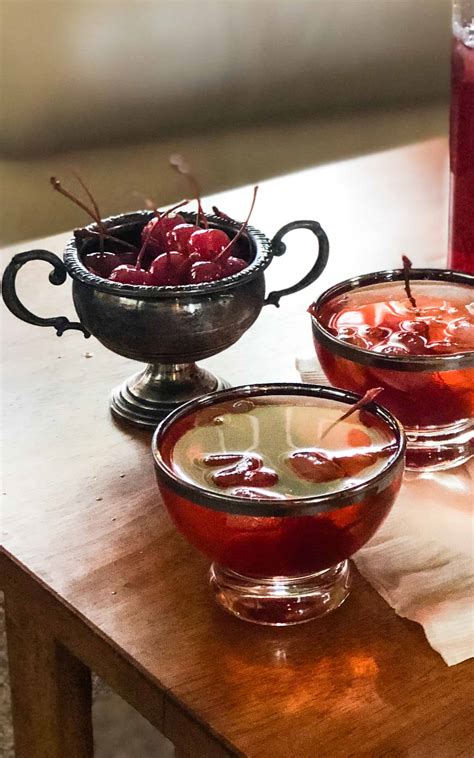 cherry manhattan punch