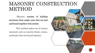 construction methods  techniquespptx