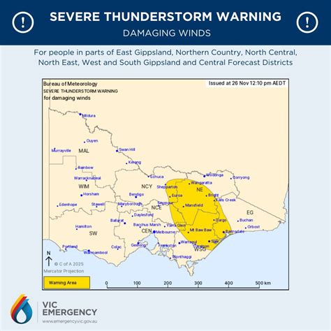 vicemergency update  warning   cancelled severe