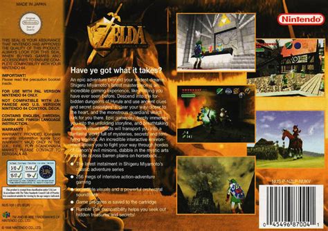 The Legend Of Zelda Ocarina Of Time Master Quest Box Shot For Gamecube Gamefaqs