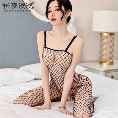 Jual Diva Charm One Piece Fishnet Stocking Black Sexy Lingerie Shopee Indonesia