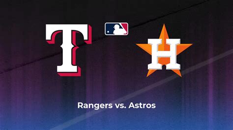 Rangers Vs Astros Game Of The Alcs Betting Odds Probable Starters