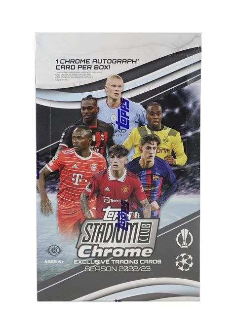 202223 Topps Stadium Club Chrome Uefa Club Competitions Soccer Hobby