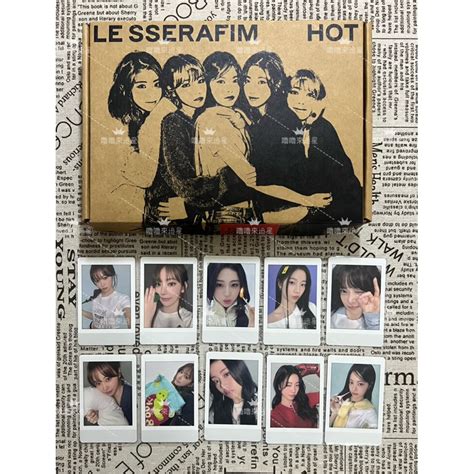 LE SSERAFIM 小卡 迷5 HOT Tin case 鐵盒版 專卡 空專 采源 櫻花 恩採 允真 一葉 蝦皮購物