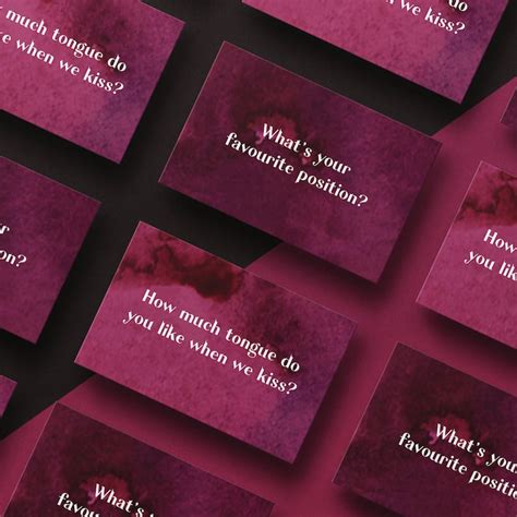 Printable Sex Game Quiz Get To Know Your Partner Sexually Understand Your Partners Wants