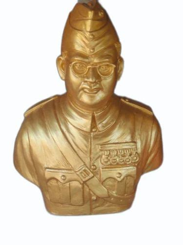 golden subhash chandra bose statue  decoration    jeypore