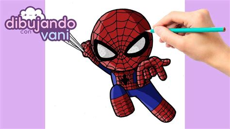 COMO DIBUJAR A SPIDERMAN KAWAII DIBUJOS IMAGENES ANIME DEL HOMBRE ARA