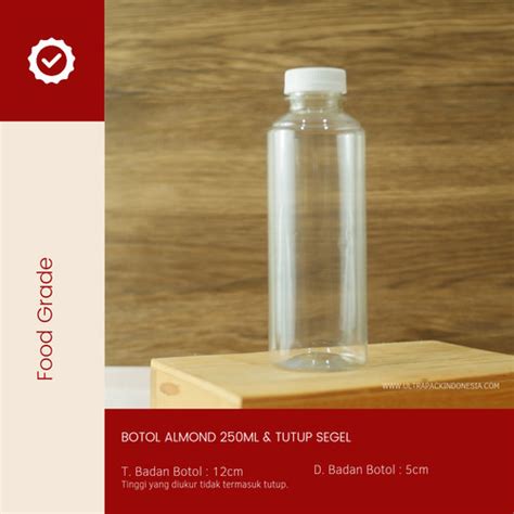 Jual Botol Almond Ml Tutup Segel Short Neck Botol Plastik