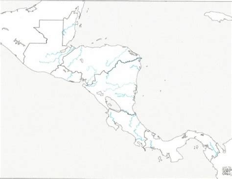 Imprimir Mapa Interactivo Hidrograf A De Centroam Rica Geograf A