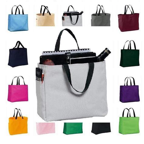 Polyester Durable Essential Tote Bags Wholesale | B0750 – BagzDepot™
