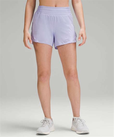 Lululemon Hotty Hot High Rise Lined Short Lilac Smoke Lulu Fanatics
