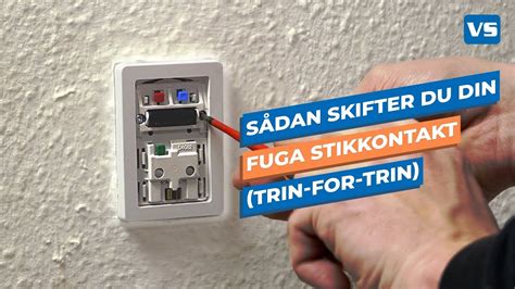 Sådan skifter du en FUGA Stikkontakt YouTube